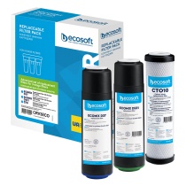 Сменные фильтры для Ecosoft Standard 3-ступенчатых систем, CRV3ECO