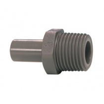 John Guest Stem Adaptor – BSPT Thread 5/16 / 3/8 (PM050803S)