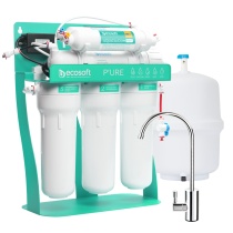 MO675PSMACECO Ecosoft P’URE AquaCalcium Mint Reverse osmosis filter with pump on frame
