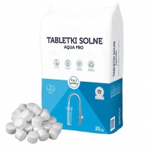 Salt tablets AQUA PRO ( 25kg ) (Delivery: courier/parcel locker (up to 30 kg). Only 1 bag can be ordered at a time)